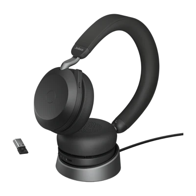 【中古/動作品】Jabra evolve2 75 MS USB-C 充電スタンド Get started with your Jabra Evolve2 75 - USB-A UC with Charging