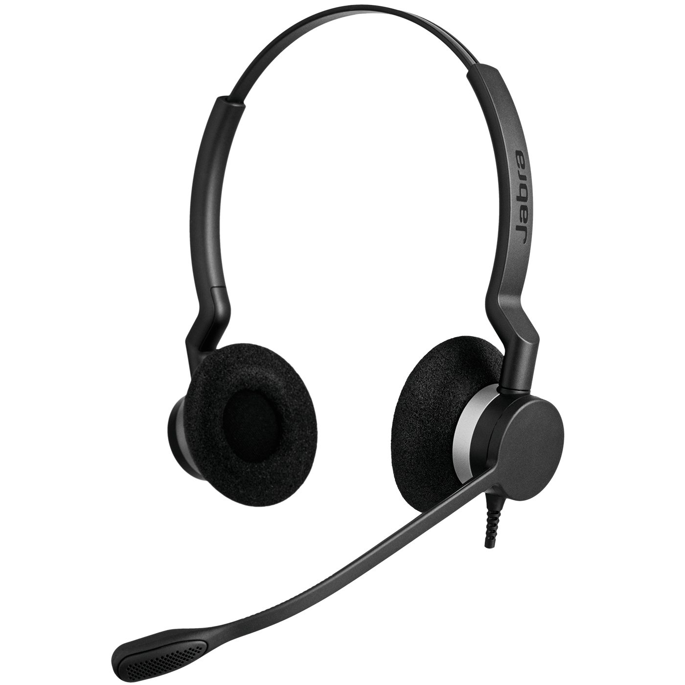 Jabra Biz 1900 DUO Noise-Canceling Black Headband Computer Headset Open Box 