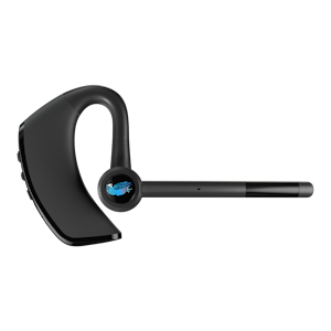 Wireless Bluetooth Headset Earpiece For Truckers - Noise Cancelling Mic - Blue